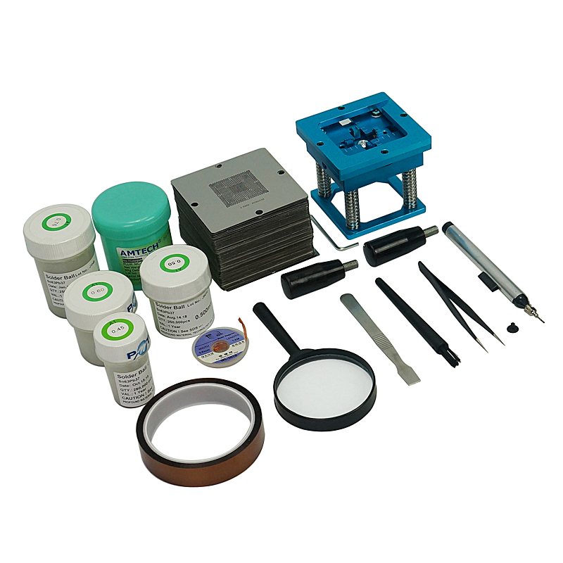 Power Tools Toolstation - Szablony BGA 184 szt. Zestaw szablonów