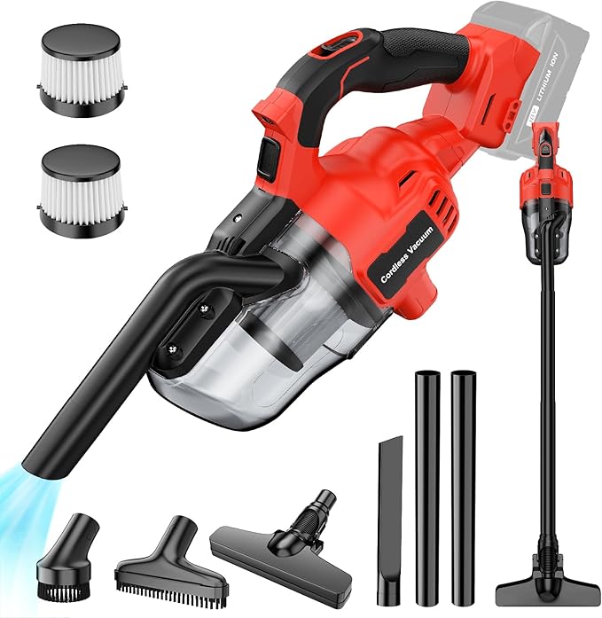 Vacuum Cleaner Power Tools - Odkurzacz elektryczny bezprzewodowy 16000Pa, ręczny, akumulatorowy,