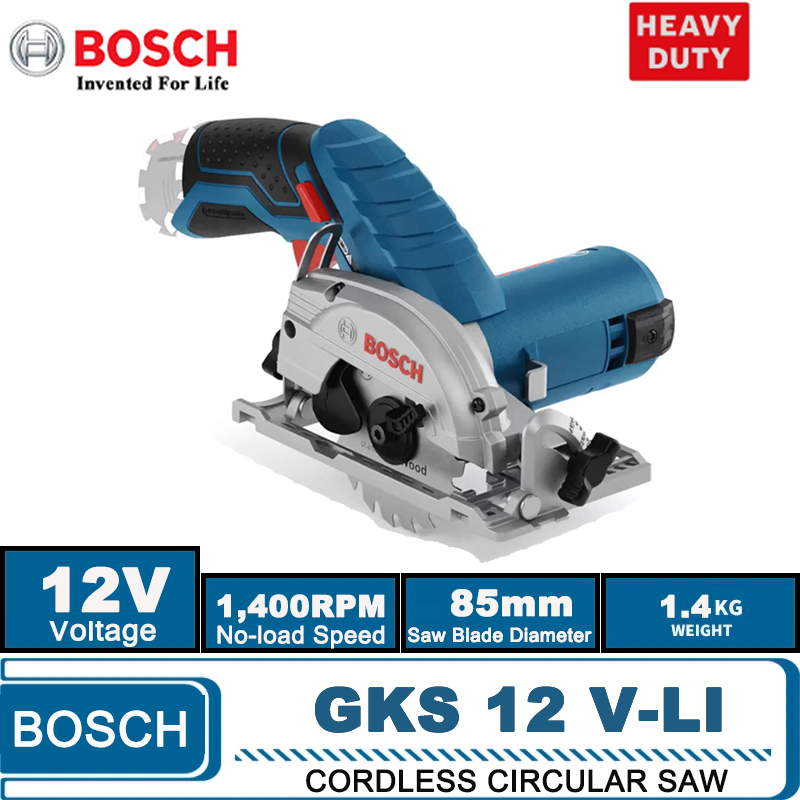 Circular Saw Cordless - BOSCH GKS 12V-LI Elektryczna Piła Tarczowa