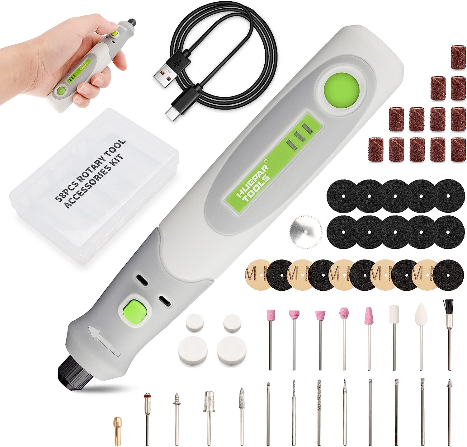 Power Tools Total - Wiertarka elektryczna młynek do mielenia polerka