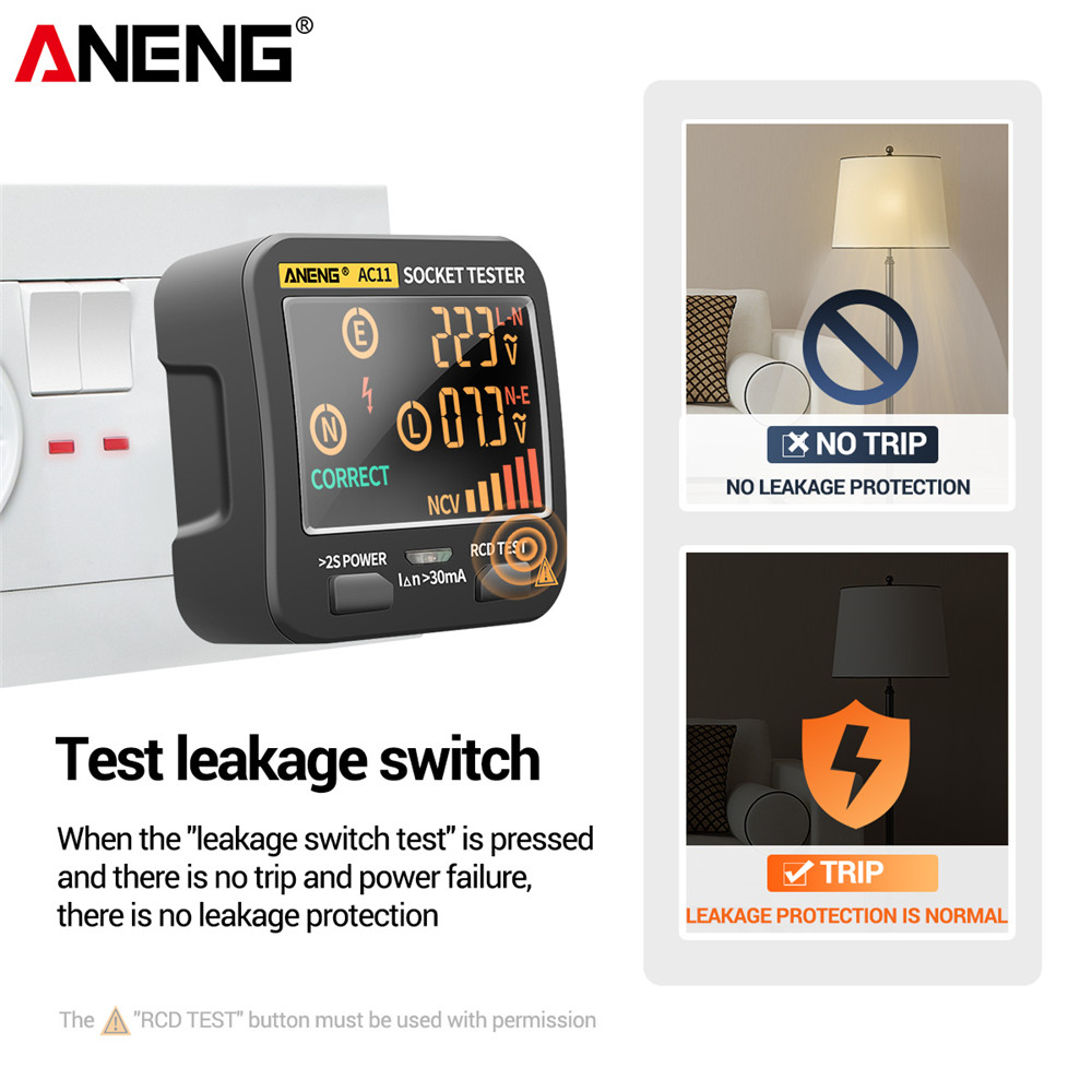 ANENG AC10/AC11 Tester Gniazde – Power Tools Uk Review recenzja i cena
