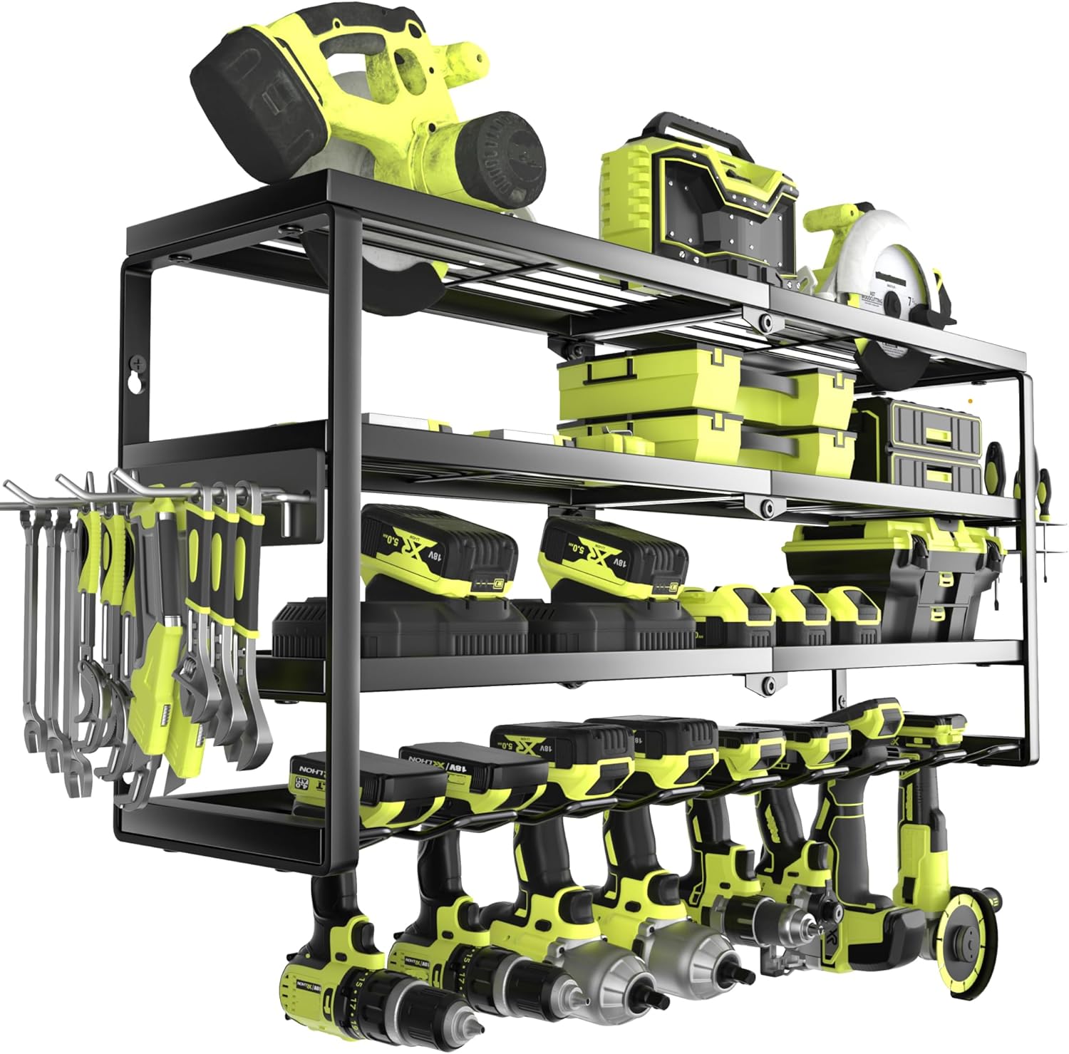4-poziomowy ścienny organizer  – Power Tools Toolstation recenzja i cena