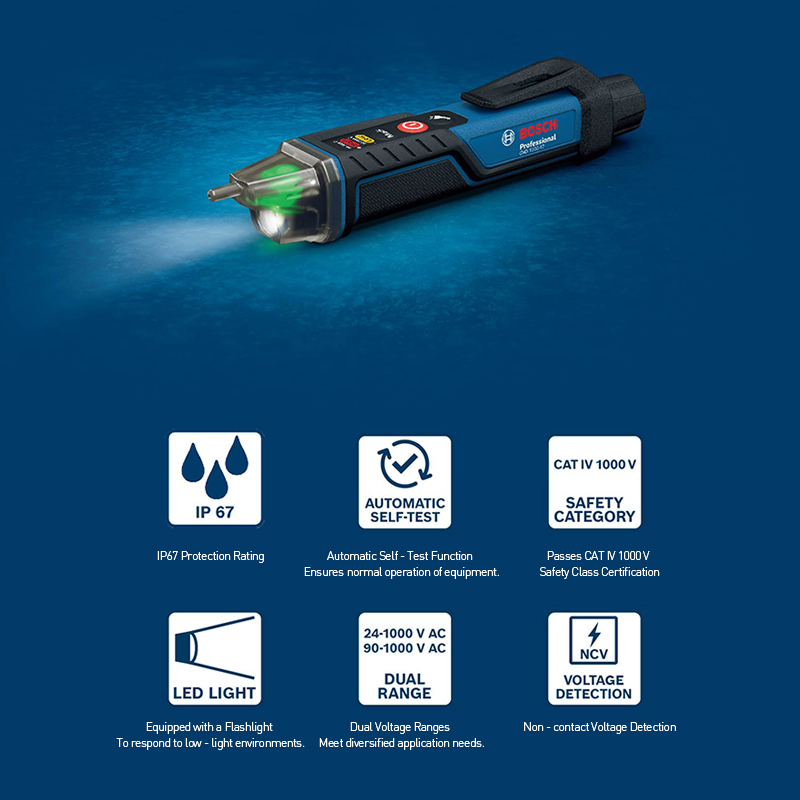 Tester napięcia BOSCH PRO GVD  – Power Tools Voltage recenzja i cena