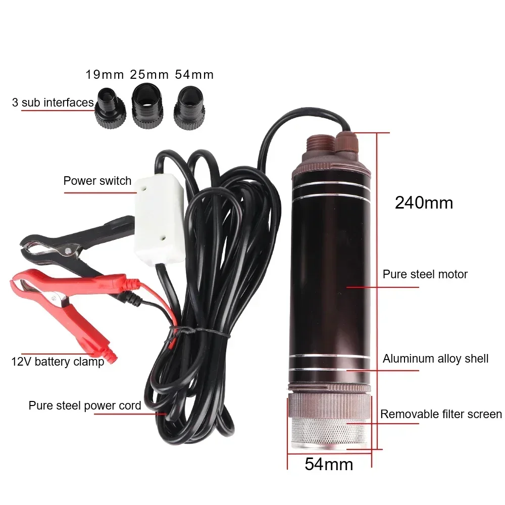 Elektryczna pompa olejowa 12V, – Power Tools Voltage recenzja i cena