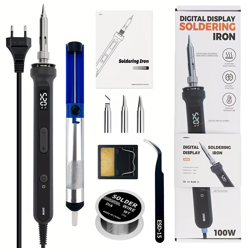 Zestaw cyfrowej lutownicy 100W – Power Tools Total recenzja i cena