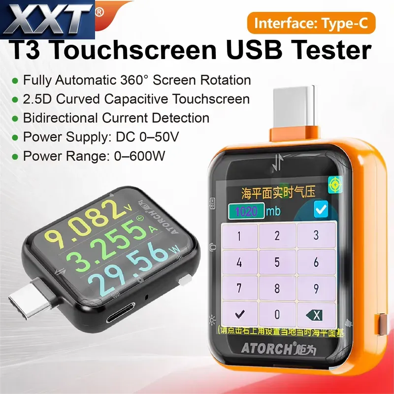 Tester mocy USB C XXT T3 600W  – Power Tools Voltage recenzja i cena