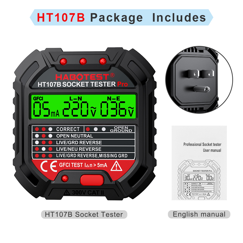 Tester gniazdek HABOTEST, test – Power Tools Uk Review recenzja i cena